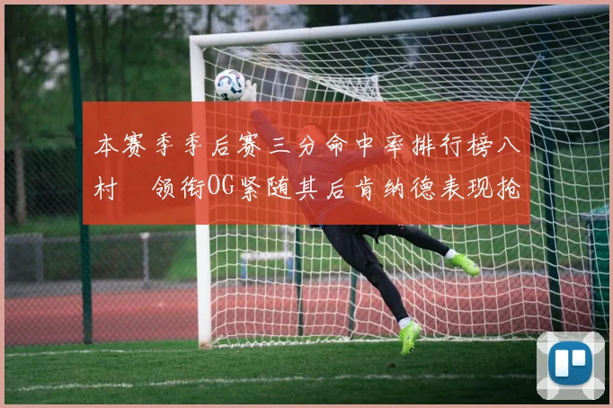 本赛季季后赛三分命中率排行榜八村塁领衔OG紧随其后肯纳德表现抢眼